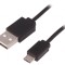 Cablu USB 2.0 A-Micro B 1m Negru