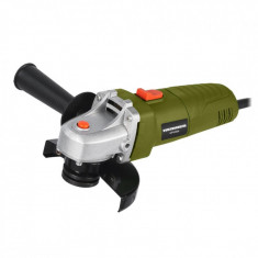 Polizor unghiular Heinner, 500 W, 11000 rpm, 115 mm, blocare ax, aparatoare de protectie, Verde foto