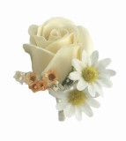 Cocarda Trandafir Sapun si plante uscate, Eventissimi, Bej Alb, Eventissimi&reg;