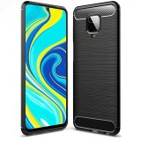 Husa TPU Forcell Carbon pentru Xiaomi Redmi Note 9 Pro Max, Neagra