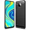 Husa TPU Forcell Carbon pentru Xiaomi Redmi Note 9 Pro Max, Neagra