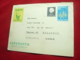 Plic Olanda circ. in Esperanto , scrisoare cu Antet Esperanto 1972