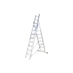 Scara aluminiu universal 3 x 9 (7609) - 2.58 m (alv), DSH 442070 foto