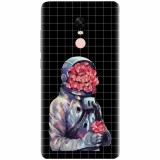 Husa silicon pentru Xiaomi Redmi Note 4, Astronaut Love