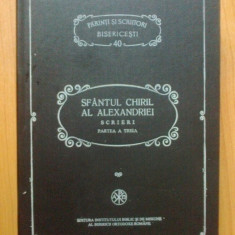 w4 Sfantul Chiril al Alexandriei-Scrieri partea a treia-Despre sfanta treime