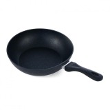 Cumpara ieftin Tigaie Wok Cooking Heinner, 30 x 8 cm, strat antiaderent, sablat, maner soft touch, aluminiu, Black Sand