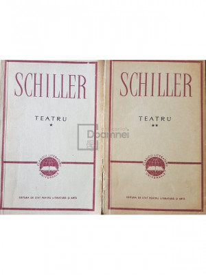 Schiller - Teatru, 2 vol. (editia 1959) foto