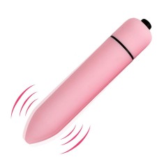 Mini vibrator Young Will cu 10 moduri de vibra?ie - Alb foto