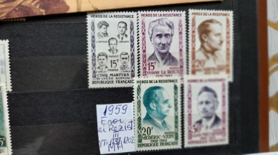 1959-Franta YT=1198+1202 c.set MH foto