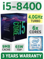 Procesor Intel Core? i5 Coffee Lake i5-8400, 3.00Ghz, 9MB Socket LGA1151 ITT foto