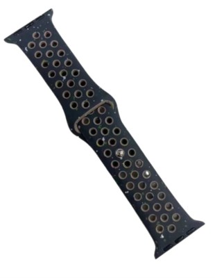 Curea sport, THD, tip Nike Midnight Sky, compatibila Apple Watch 45 mm seria 9, Apple Watch SE 44, neagra foto