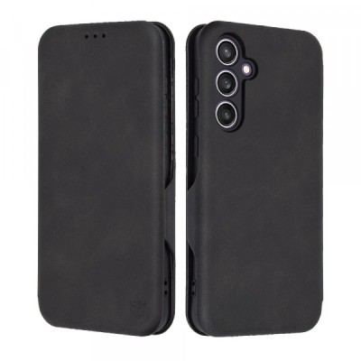Husa pentru Samsung Galaxy S23 FE S711, Techsuit, Safe Wallet Plus, Neagra foto