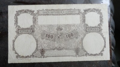 BANCNOTA 100 LEI !RARA ! foto