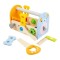 Set Cutie de Scule din Lemn cu Unelte si Accesorii pentru Copii, Dimensiuni: 21, 5 x 11, 7 x 14, 5 cm