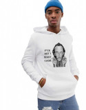 Hanorac Barbati Alb - Dali - I want CASH - 2XL, THEICONIC