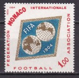 Monaco 1964 sport fotbal MI 794 MNH
