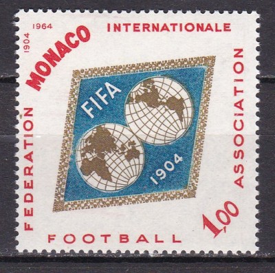 Monaco 1964 sport fotbal MI 794 MNH foto