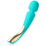 Lelo Smart Wand Massager 2 Large cap de masaj și vibrator Aqua 30 cm