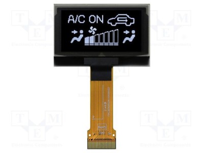 Ecran OLED grafic 1,54&amp;quot; 128x64 RAYSTAR OPTRONICS - Dimensiune 42,04x27,22x1,41mm albă foto