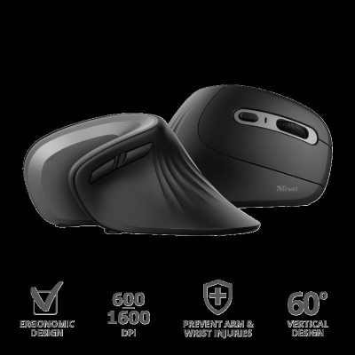 Mouse Wireless Trust Verro, 1600 dpi, Multicolor foto