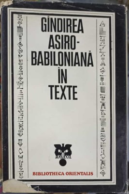 GANDIREA ASIRO-BABILONIANA IN TEXTE-CONSTANTIN DANIEL-266654 foto