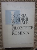 C I GULIAN - ISTORIA GANDIRII SOCIALE SI FILOZOFICE IN ROMANIA
