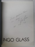 INGO GLASS , ALBUM DE ARTA , TEXT IN LB. GERMANA , 1991