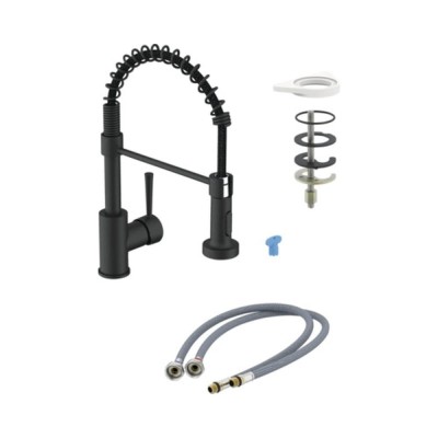 Baterie Bucătărie Negru Mat Tiber &amp;ndash; Robinet Chiuveta foto