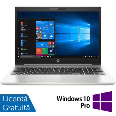 Laptop Refurbished HP ProBook 450 G6, Intel Core i3-8145U 2.10 - 3.90GHz, 8GB DDR4, 256GB SSD, 15.6 Inch Full HD, Tastatura Numerica, Webcam + Windows foto