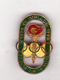 Bnk ins Insigna Olimpiade 1896 1996 Colectia Dumitru Hatru, Romania de la 1950