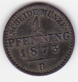GERMANIA Prussia 1 Pfenning William I 1873 B Hannover, Europa