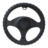 Husa volan albastru, din burete, diametru 37-39cm