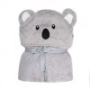 Prosop Copii cu Gluga Panda Heinner, 76x127cm, Coral Fleece, Poliester Nailon