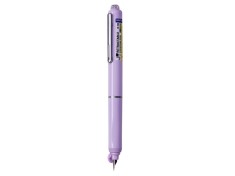 Stilou reatractabil Writech corp violet + 5 patroane cu cerneala albastru foto