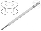Cablu litat 22AWG TFE alb 600V 305m