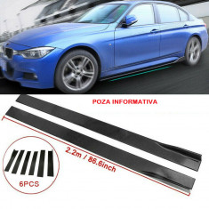 Set ornament praguri laterale tuning carbon lungime 220cm