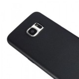 Carcasa Silicon Samsung Galaxy S7 Edge MyStyle Perfect Fit Neagra Protectie Subtire Flexibila