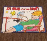 Carte Poștală Umoristică Vintage &ndash; Pescar Amuzant, Ilustrație
