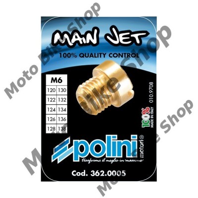 MBS Set 10 jiglere Dellorto 6mm, 120-138, Cod Produs: 3620005PO foto