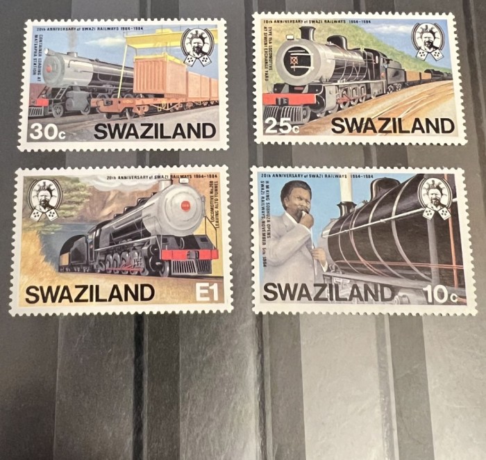 1984. Swaziland. Trenuri