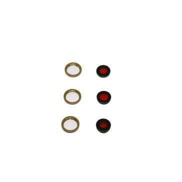 Geam Camera Set Apple iPhone 12 Pro Max Gold Service Pack