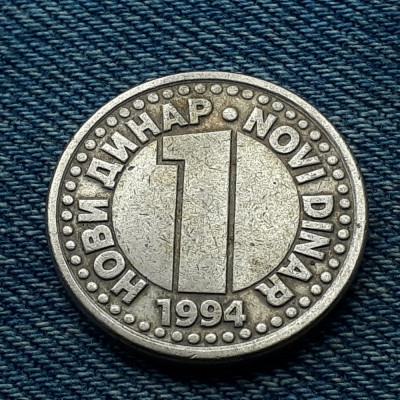 2q - 1 Dinar 1994 Iugoslavia foto