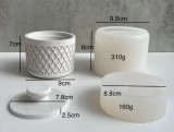 Matrita Silicon Recipiente Tip9 Erfello Candle Co Rasina, Lumanari, Beton, Argila Polimerica