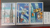 TS21 - Timbre serie DDR 1978 Mi2310-12 Cosmos, Stampilat