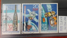 TS21 - Timbre serie DDR 1978 Mi2310-12 Cosmos