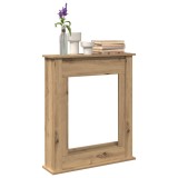 vidaXL Mască șemineu, stejar artizanal, 75x20x87,5 cm, lemn prelucrat