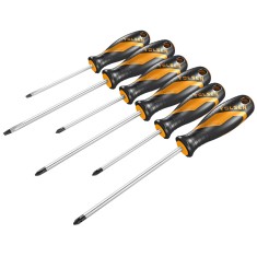 Set de 6 surubelnite Cr-V GRIPro, Tolsen