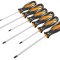 Set de 6 surubelnite Cr-V GRIPro, Tolsen