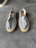Espadrile Alb-Albastru conditie foarte buna