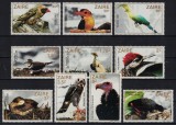 Timbre Zair 1982 Pasari, Serie Completa MNH, Straine dupa 1950